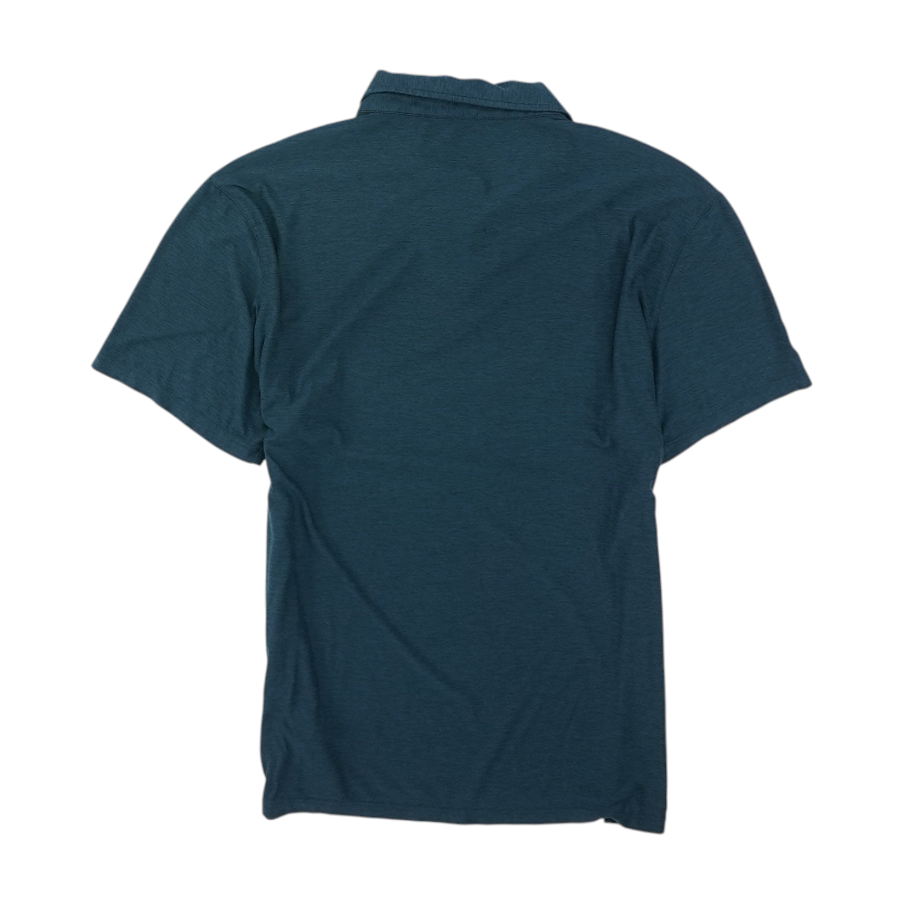 Teal Solid Short Sleeve Polo
