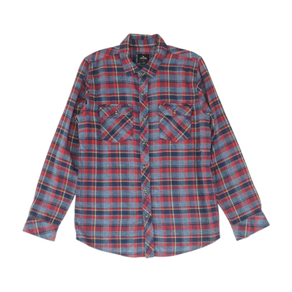 Multi Plaid Flannel Button Down