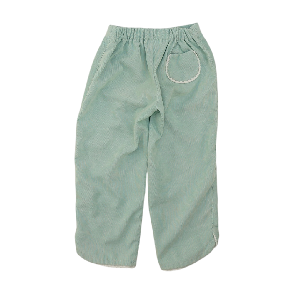 Green Casual Pants