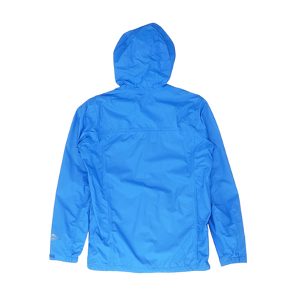 Blue Solid Rain Jacket