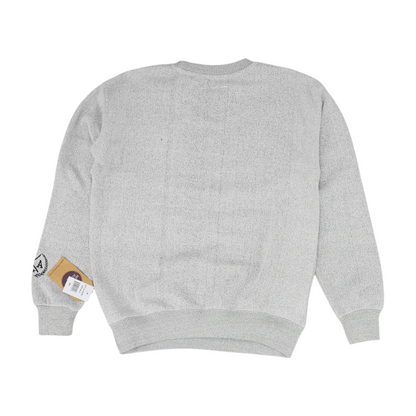 Gray Solid Sweatshirt Pullover