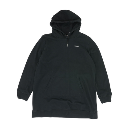 Black Solid Hoodie Pullover