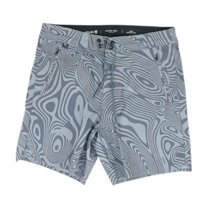 Gray Abstract Swim Bottom