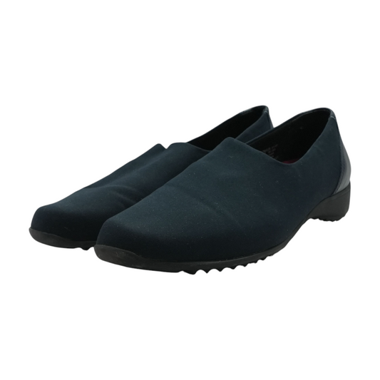 Black Slip-On Flats