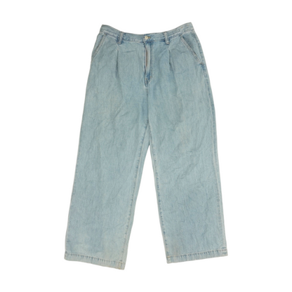Blue Wide Leg Jeans