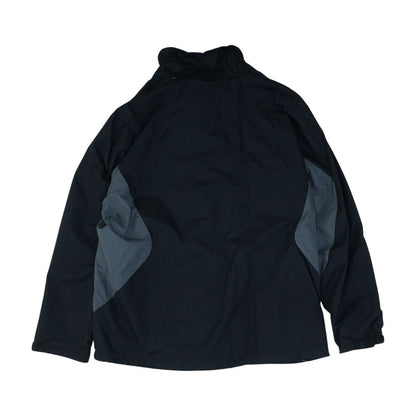 Black Color Block Rain Jacket