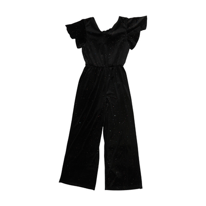 Black Short Sleeve One-Piece