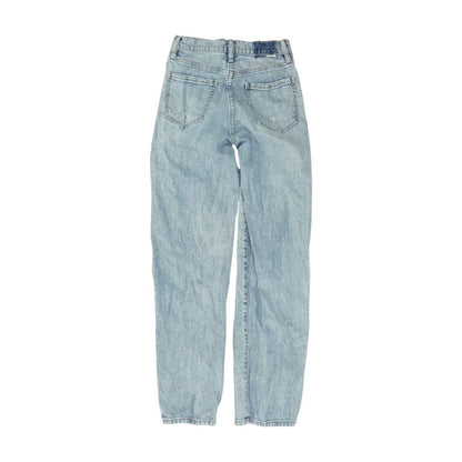 Blue High Rise Regular Jeans