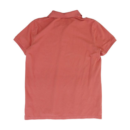 Pink Solid Short Sleeve Polo