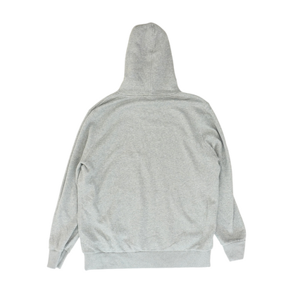 Gray Solid Hoodie Pullover