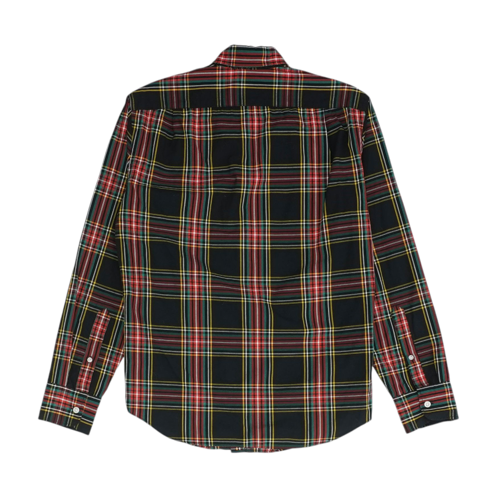 Red Plaid Long Sleeve Button Down