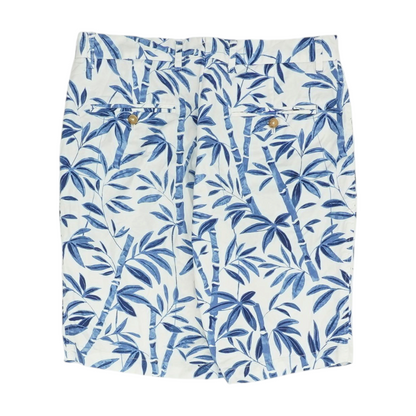 White Tropical Chino Shorts