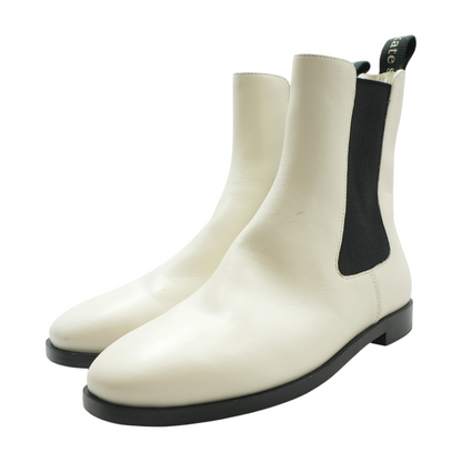 White Ankle Boots