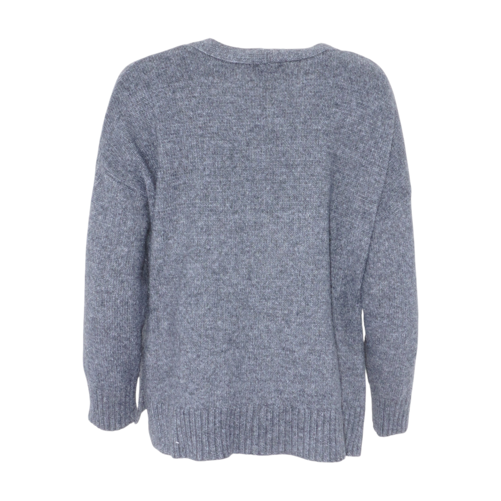 Gray Cardigan Sweater