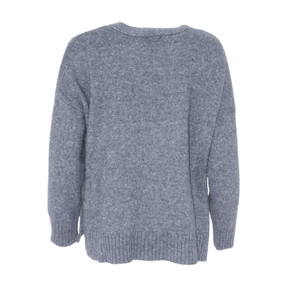 Gray Cardigan Sweater