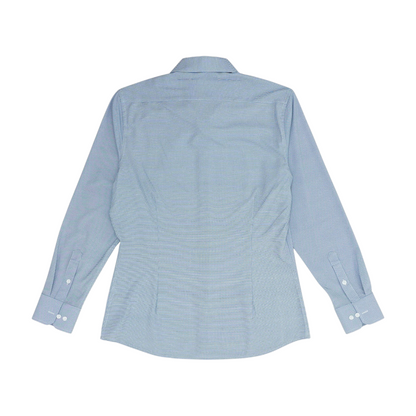 Blue Check Long Sleeve Button Down