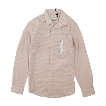 Pink Check Long Sleeve Button Down