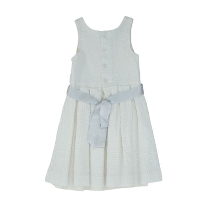 Ivory Solid Dress