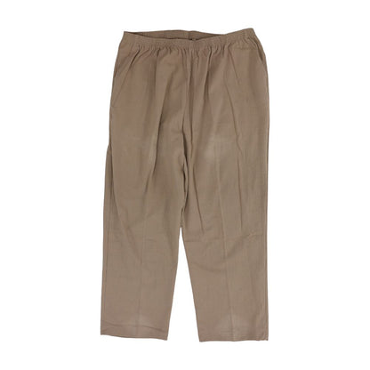 Brown Solid Pants