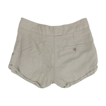 Gray Solid Shorts