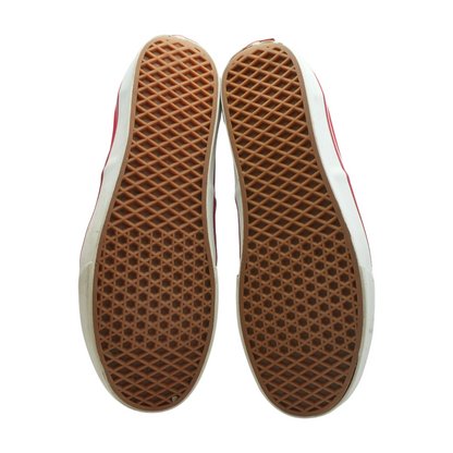 Red Low-Top Athletic Shoes