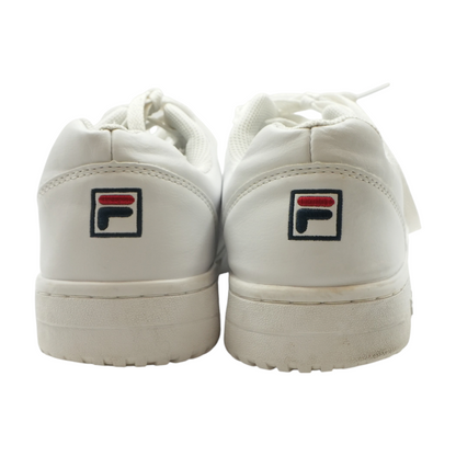 White Low-Top Athletic Shoes