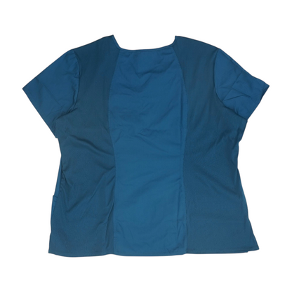 Teal Plus Scrub Top