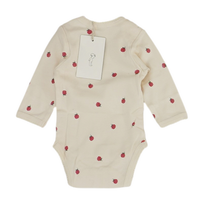 Cream Graphic Onesie