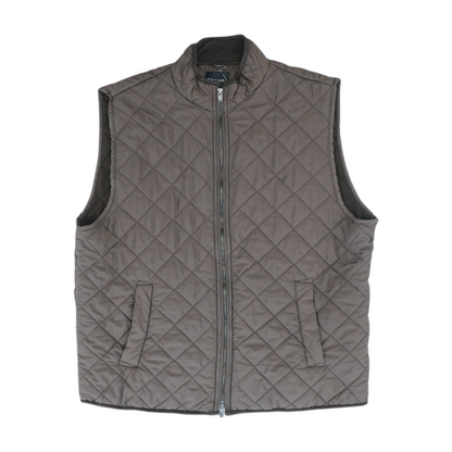 Brown Solid Active Vest