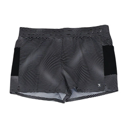Black Striped Active Shorts