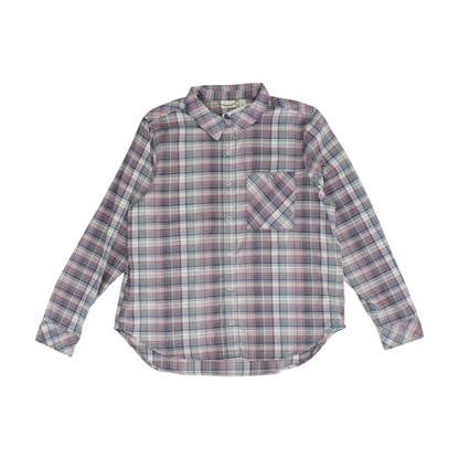 Pink Plaid Button Down