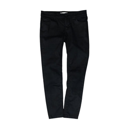 Black Low Rise Skinny Leg Jeans