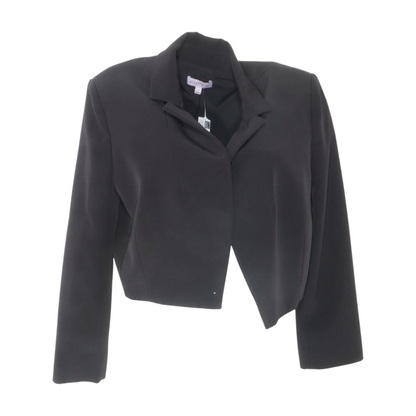 Black Solid Blazer