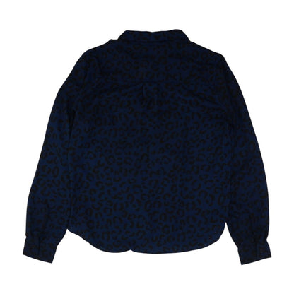 Blue Animal Button Down