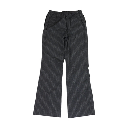 Charcoal Striped Regular Pants