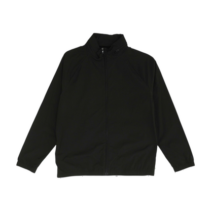 Black Solid Active Jacket
