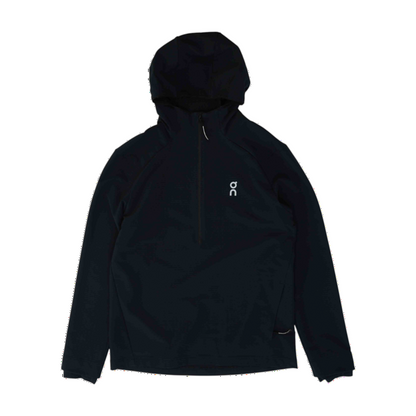 Black Solid 1/4 Zip Pullover