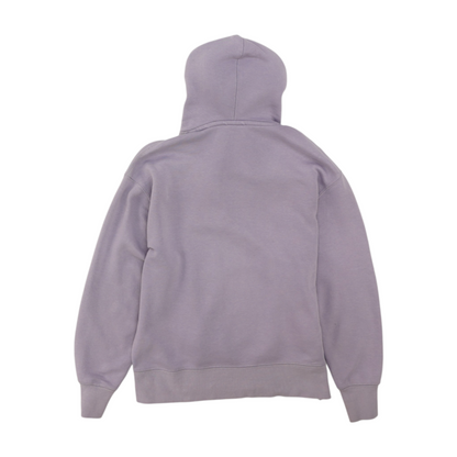 Purple Solid Hoodie Pullover