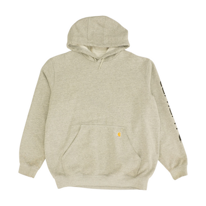 Gray Solid Hoodie Pullover