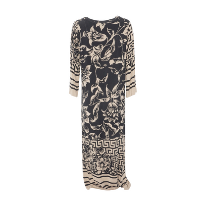 Black Floral Maxi Dress