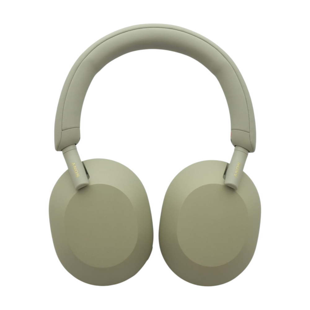 Sony Silver WH-1000XM5 Noise Cancelling Headphones With Black Earpads – Image 1