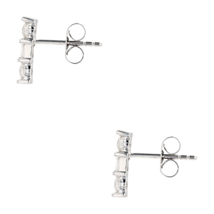 1/4 ctw 14K White Gold Diamond Stud Earrings