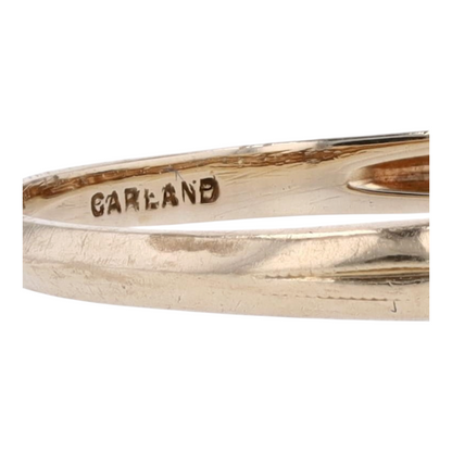 14K Two-Tone Gold Diamond Band Ring