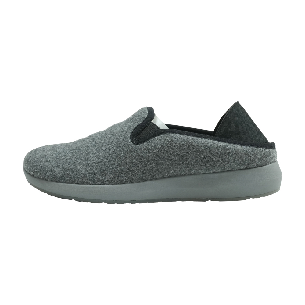 Gray Slip-On Flats