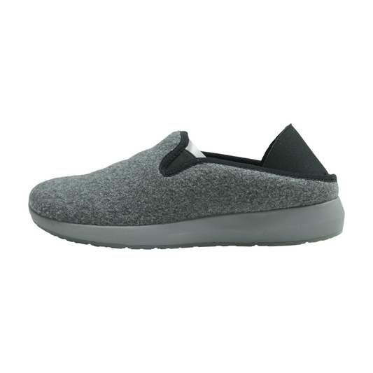 Gray Slip-On Flats