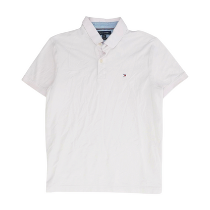 Pink Solid Short Sleeve Polo