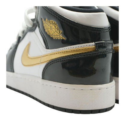 Jordan 1 Mid Black Athletic Shoes