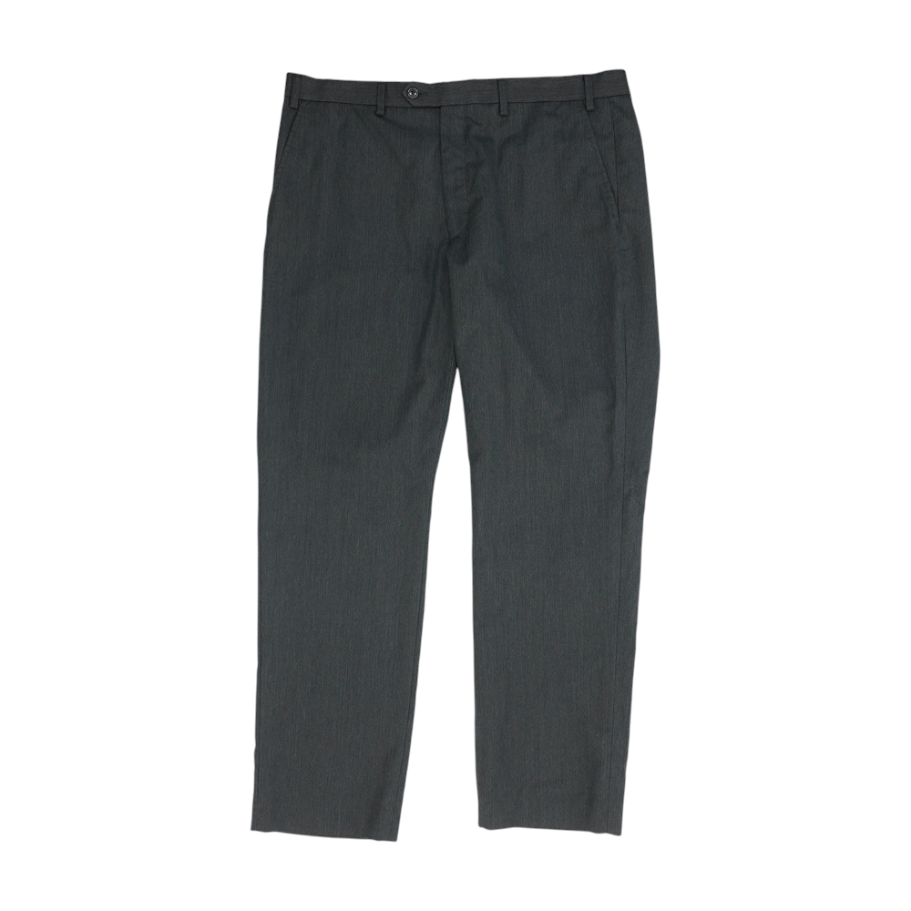 Charcoal Striped Regular Pants