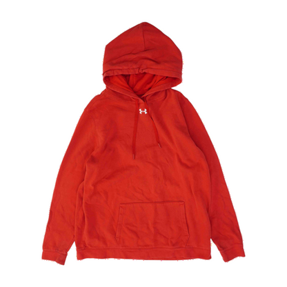 Red Solid Hoodie Pullover