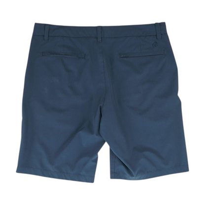 Navy Plaid Chino Shorts